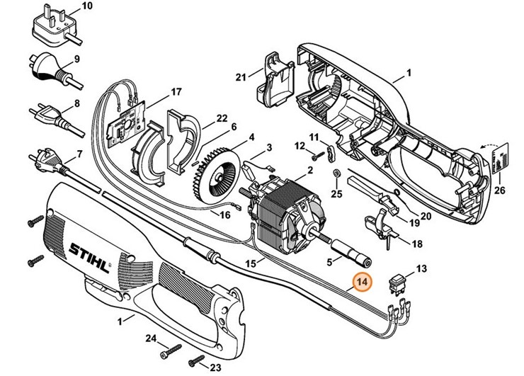 Przewód, Stihl 64404401908