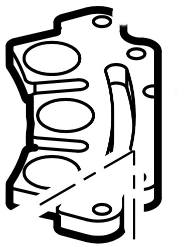 Zestaw naprawczy (klocek hamulcowy), Stihl 61400071800