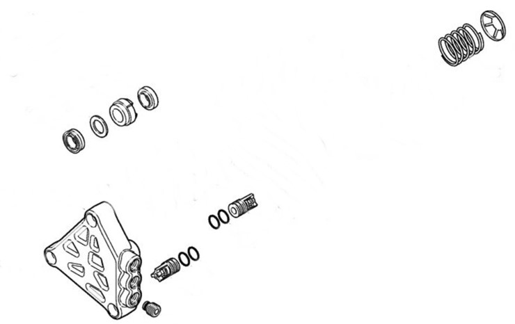 Blok zaworowy, Stihl 47437004650
