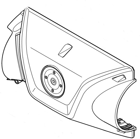 Połowa korpusu silnika, Stihl BA036004700