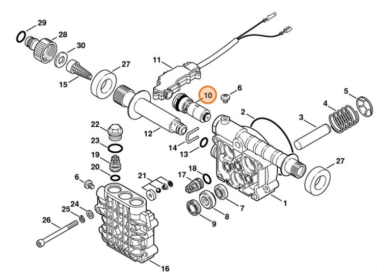 Tłok sterujący, Stihl 47555100300