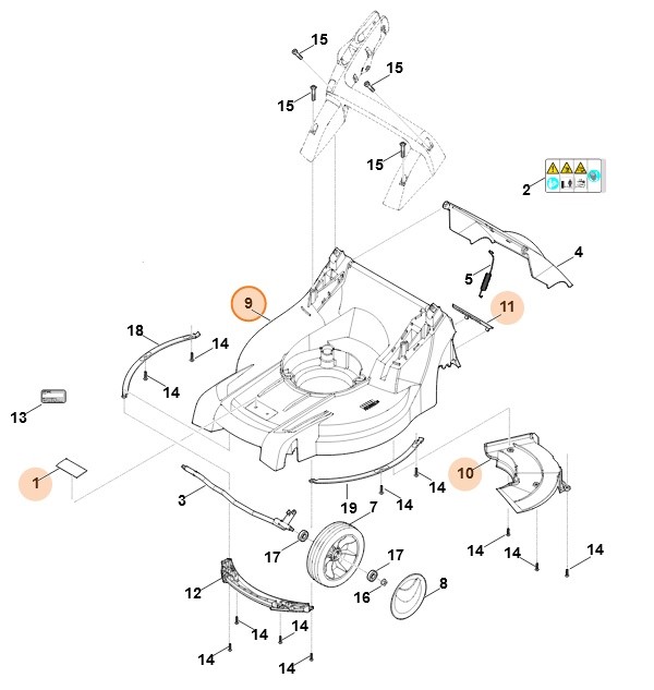 Obudowa, Stihl 63587008591