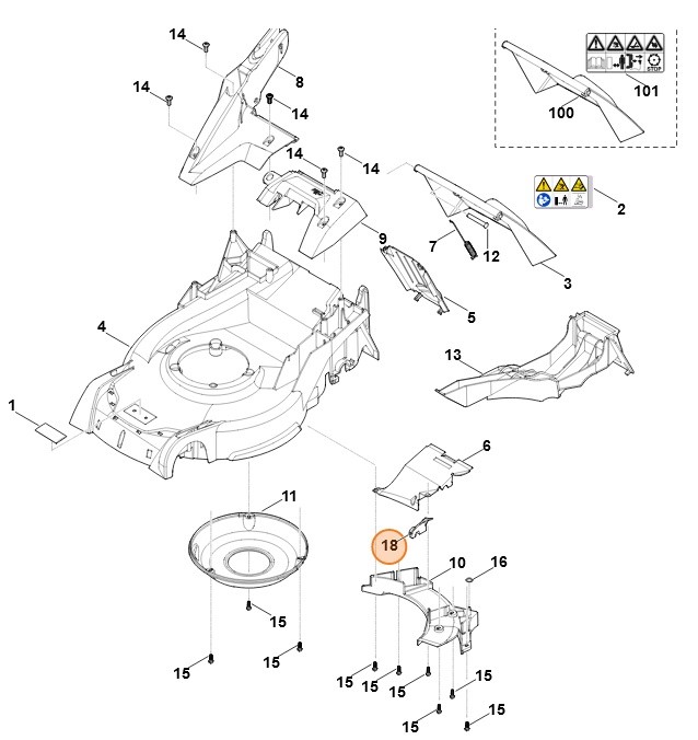 Wspornik, Stihl 63647633800