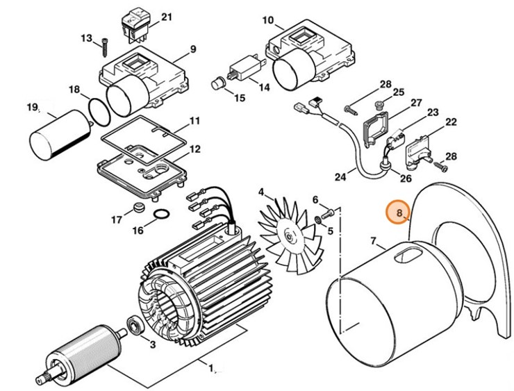 Sterowanie przepływem powietrza, Stihl 47346022200
