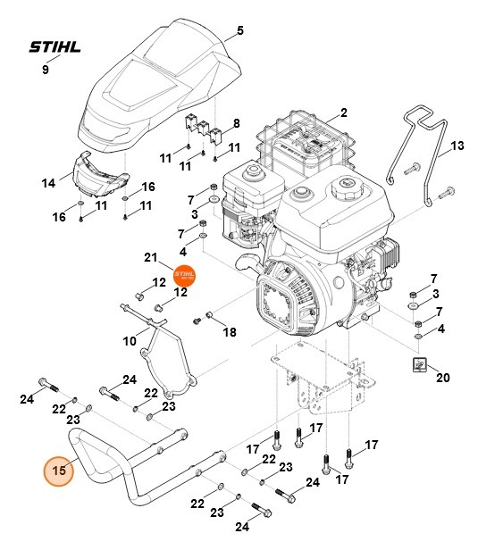 Uchwyt nośny, Stihl 62517915705