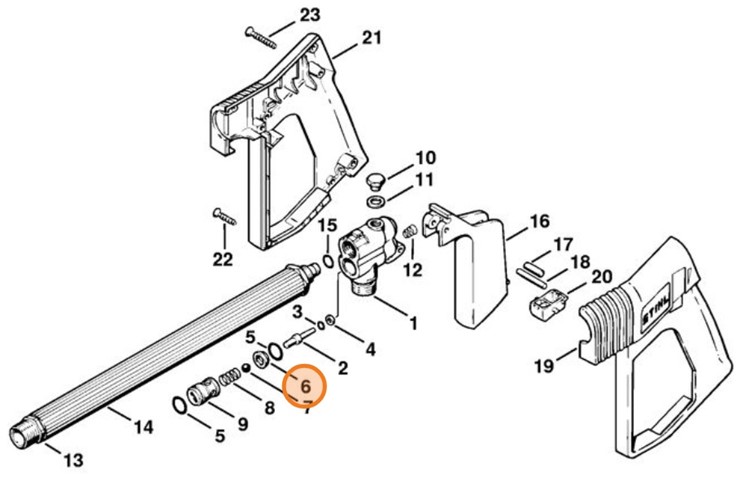 Pierścień, Stihl 49255050610