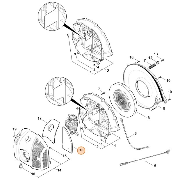 Wkładka tłumiąca, Stihl 42827063240