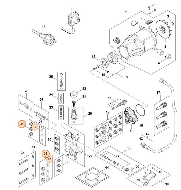 Śruba zamykająca, Stihl RE017002300