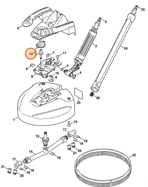 Pokrętło, Stihl 49005007700