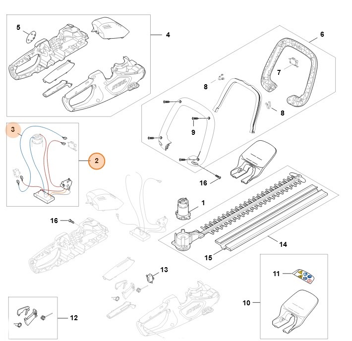 Moduł elektroniczny, Stihl HA084301401
