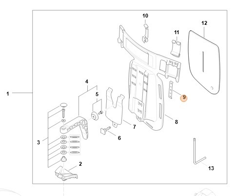 Płyta perforowana, Stihl BA017231000