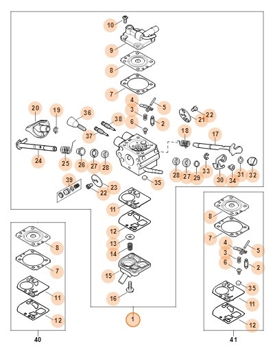 Gaźnik 4282/13, Stihl 42821200613