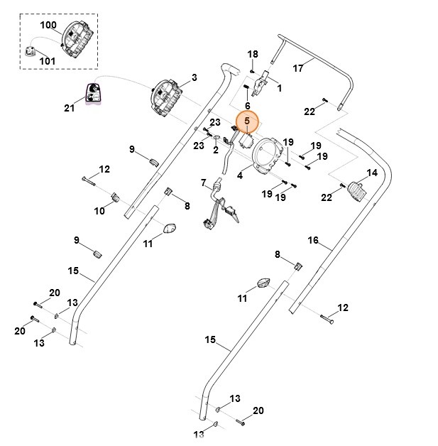 Włącznik, Stihl 63114350301