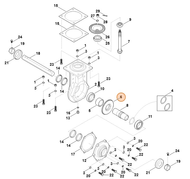 Koło koronowe, Stihl 62516420201