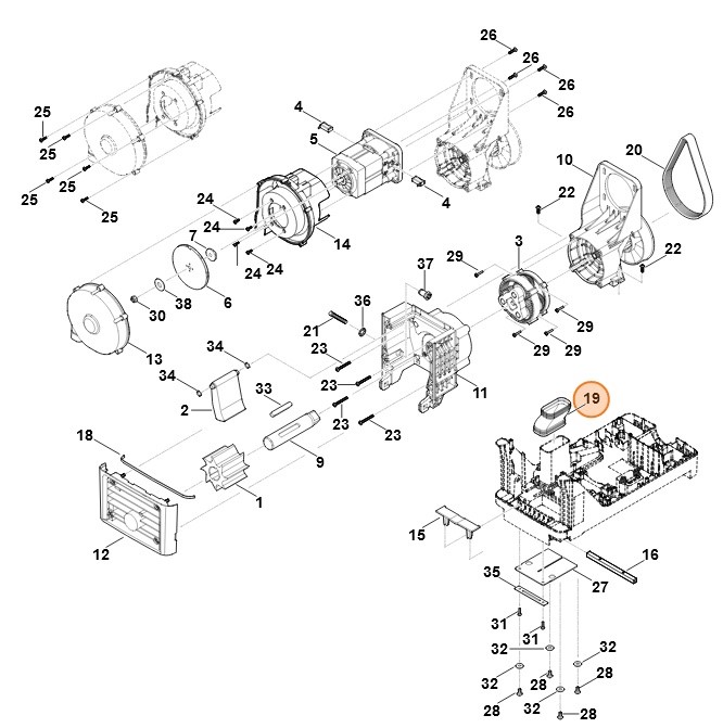 Prowadnik powietrza, Stihl 60137610800