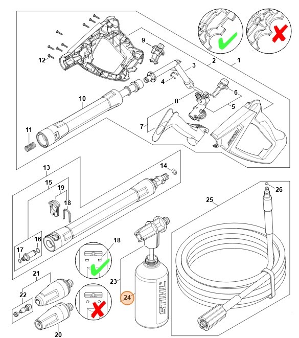 Butelka ze środkiem czyszczącym, Stihl 49305070130