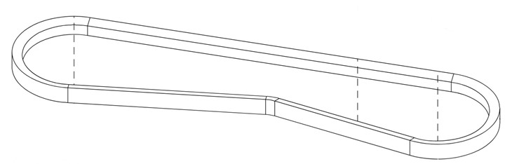 Pasek klinowy SB-40 (W800), Orec 89-6123-004002 