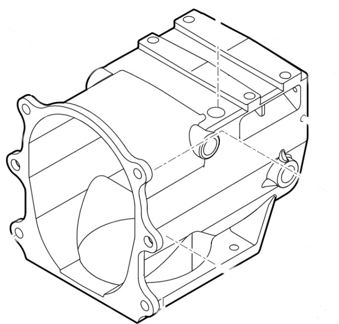 Obudowa przekładni, Stihl 62516410300