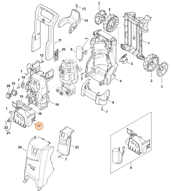Osłona RE 100, Stihl 49507060701