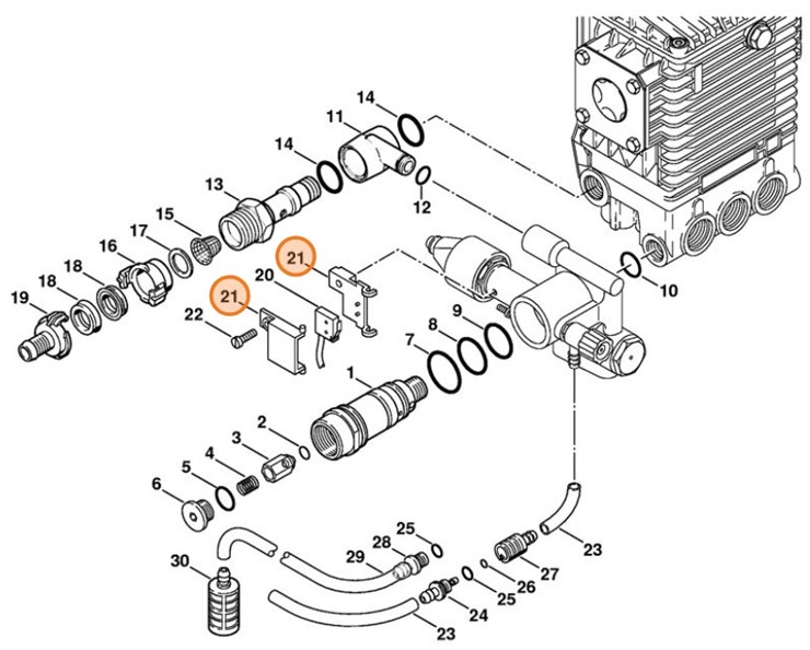 Mocowanie, Stihl 47365130500