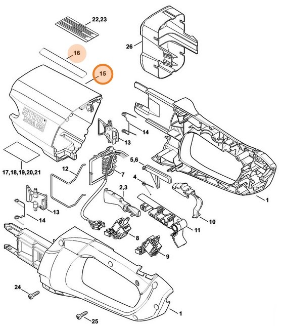 Osłona BGA 85, Stihl 48536003501