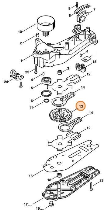 Koło zębate, Stihl 42376407501