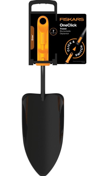 Głowica łopatka ogrodowa do sadzenia przesadzania roślin OneClick, Fiskars 1080693