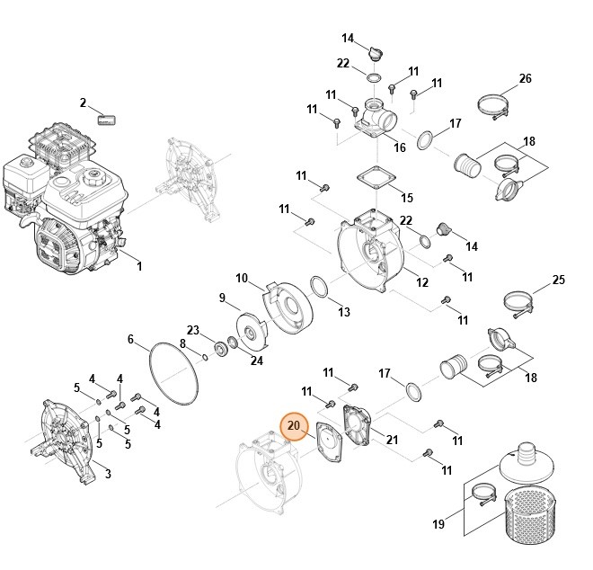 Pokrywa, Stihl VB037062400