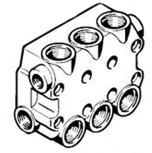 Blok zaworowy, Stihl 47167011200