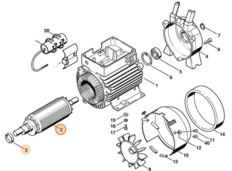 Wirnik, Stihl 47226001105