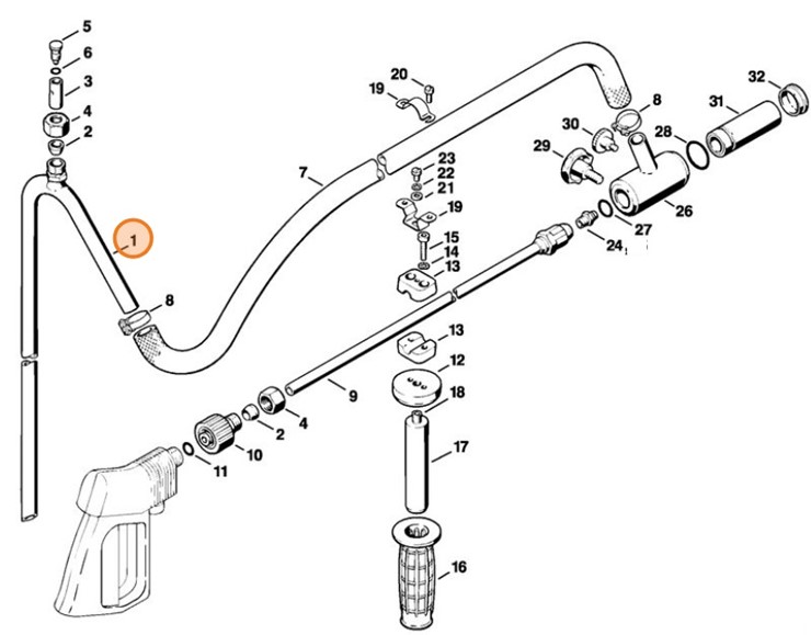 Rura ssąca, Stihl 49005003200