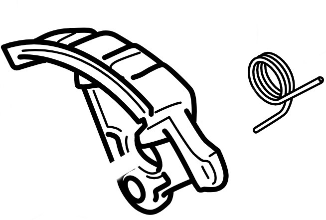 Dźwignia blokady, Stihl BA014309800