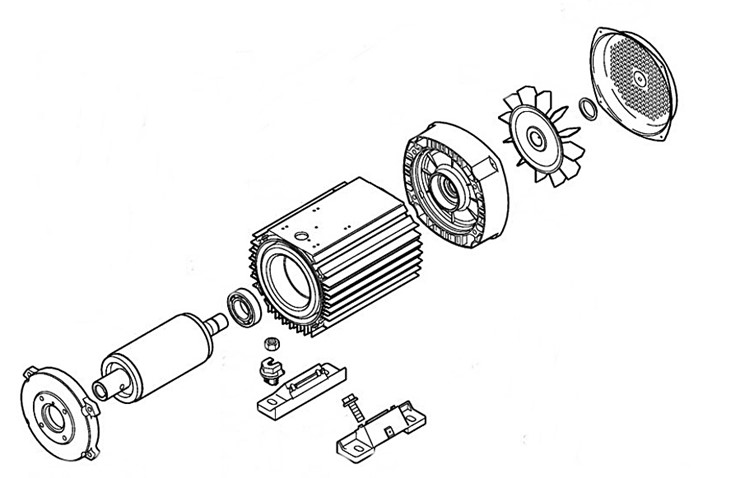 Silnik elektryczny 400 V/50 Hz, Stihl 47516000202