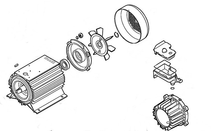 Silnik elektryczny, Stihl 47806000200