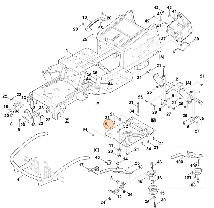 Płyta, Stihl 61707038910