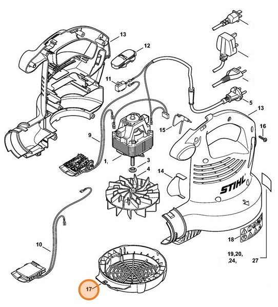 Kratka ochronna, Stihl 48117068001