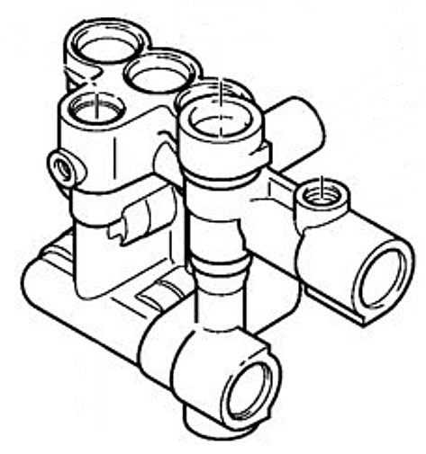 Blok zaworowy, Stihl 47887011200