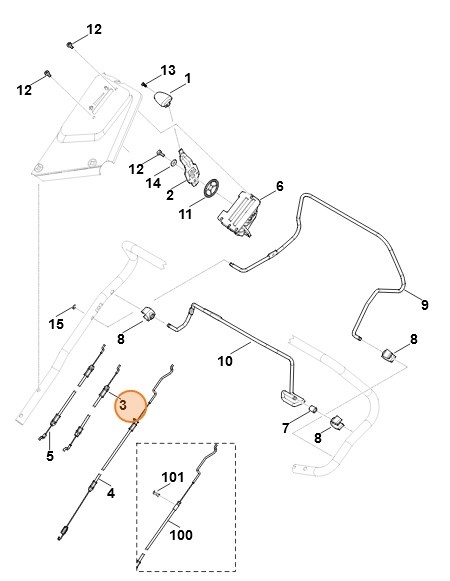 Cięgno, Stihl 63747007500