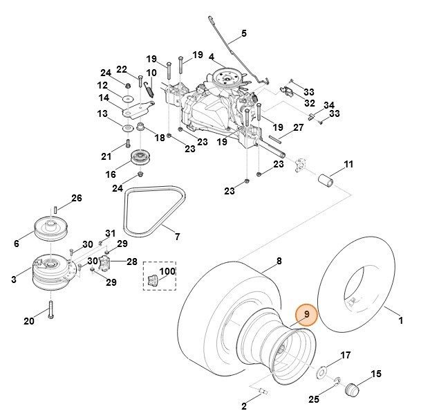 Obręcz koła, Stihl 61407603900