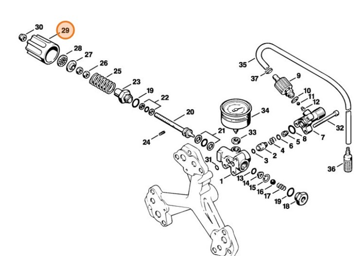 Pokrętło, Stihl 47105120410