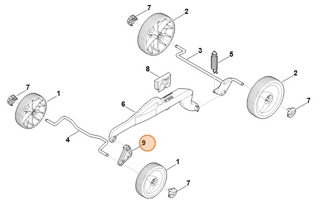 Płyta uchylna, Stihl 63207632505