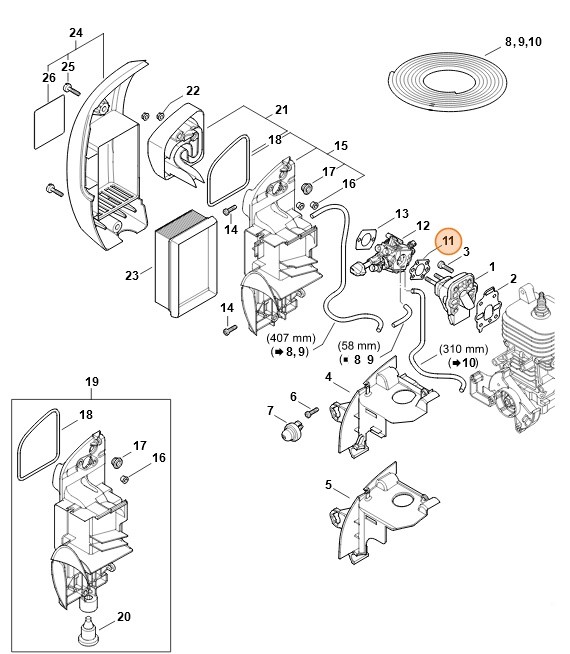 Uszczelka, Stihl 11251290500