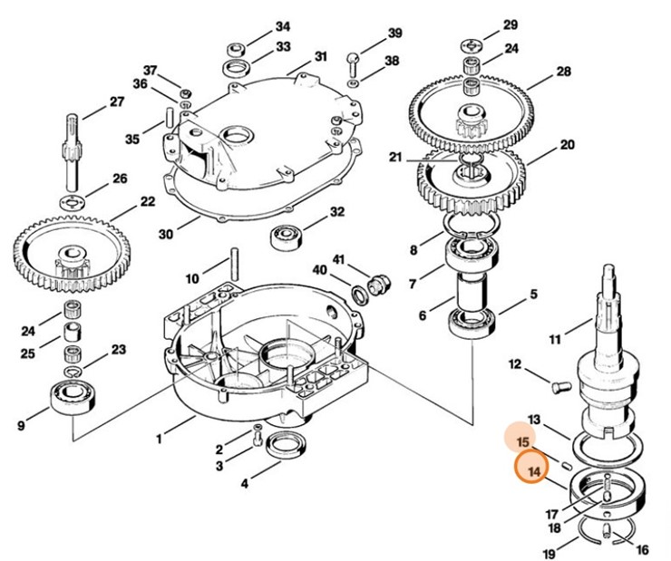 Pierścień napinający, Stihl 43016404100