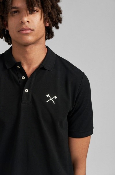 Czarna koszulka polo logo Stihl Timbersports 04213012152, 04213012156, 04213012160, 04213012164, 04213012168