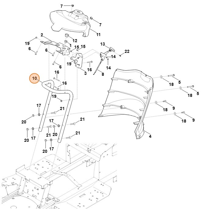 Wspornik, Stihl 61657038500