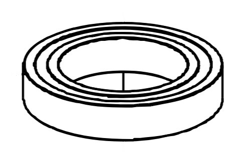 Łożysko 6908 2RS, Orec 89-3115-069084