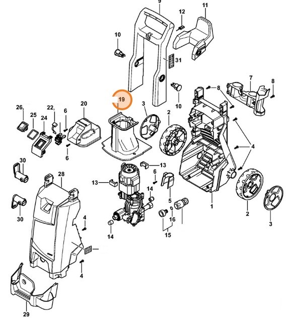 Sterowanie przepływem powietrza, Stihl 49516022201