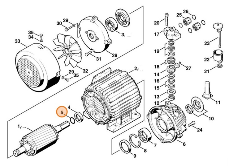 Okrągły pierścień uszczelniający 30x2, Stihl 96459457842