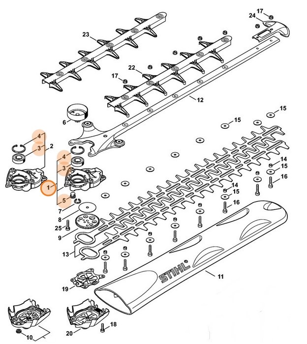 Obudowa przekładni, Stihl 42426400504