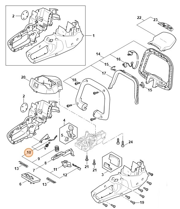 Ergo Dźwignia, Stihl HA074307400